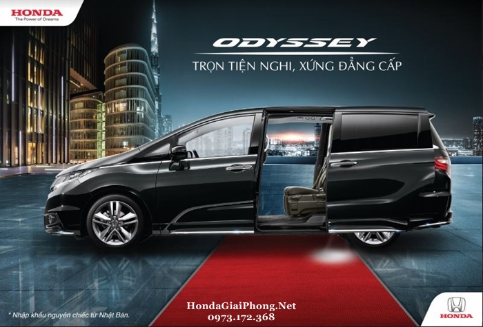 Honda Odyssey 2018 chinh thuc ra mat