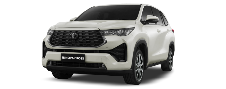 Màu trắng ngọc trai Toyota Innova Cross 2024